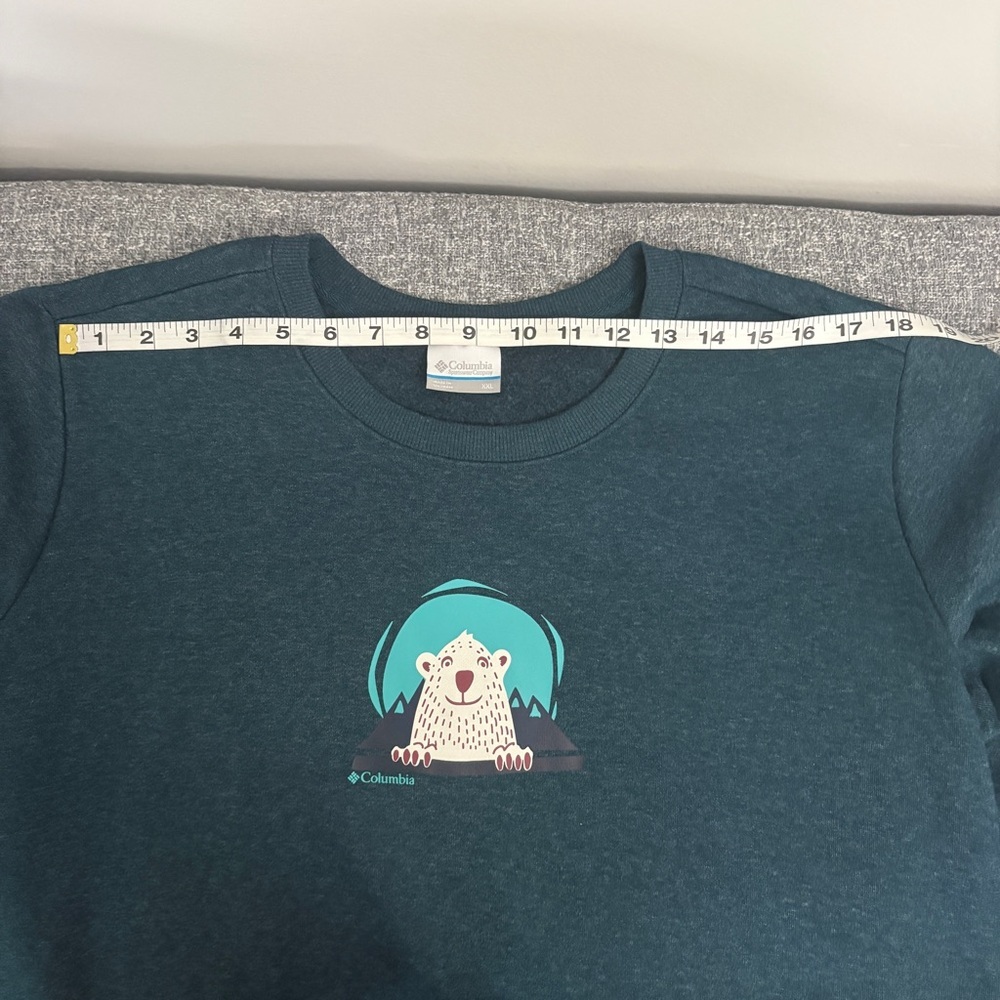 Columbia Dark Teal Sweatshirt - Picture 5 of 11
